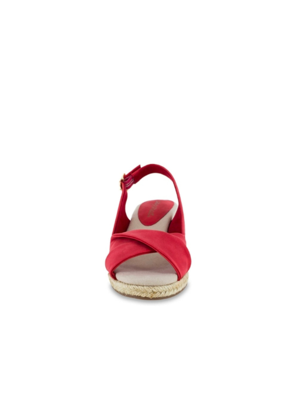Easy Street Maureen Red Espadrille Wedge Sandals Women’s 10N Narrow NWOB - Picture 3 of 10